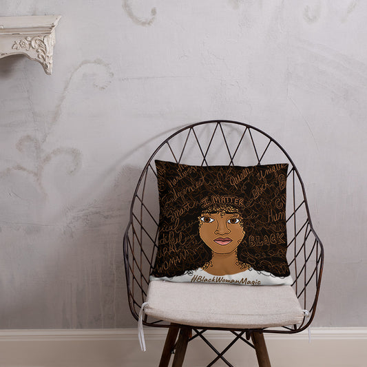 I Matter African American Home Decor Pillow