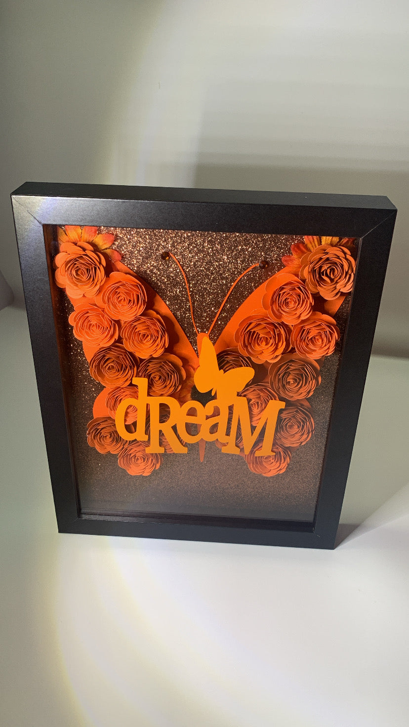 Dream Butterfly Shadow Box