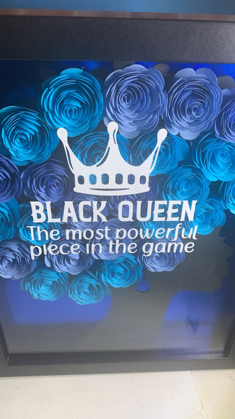 Afro Queen  "Black Queen Is The Most Powerful Peace", Gift For Black Woman