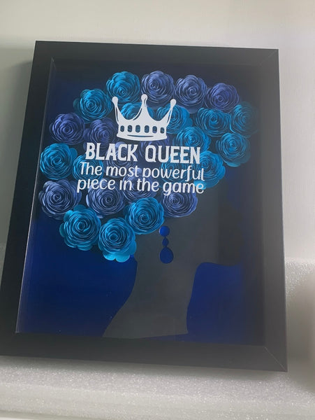 Afro Queen  "Black Queen Is The Most Powerful Peace", Gift For Black Woman