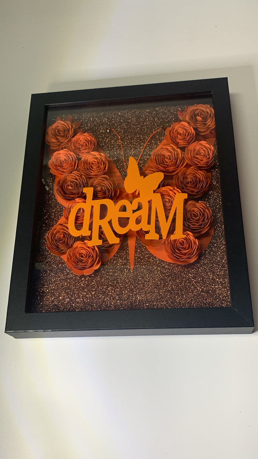 Dream Butterfly Shadow Box