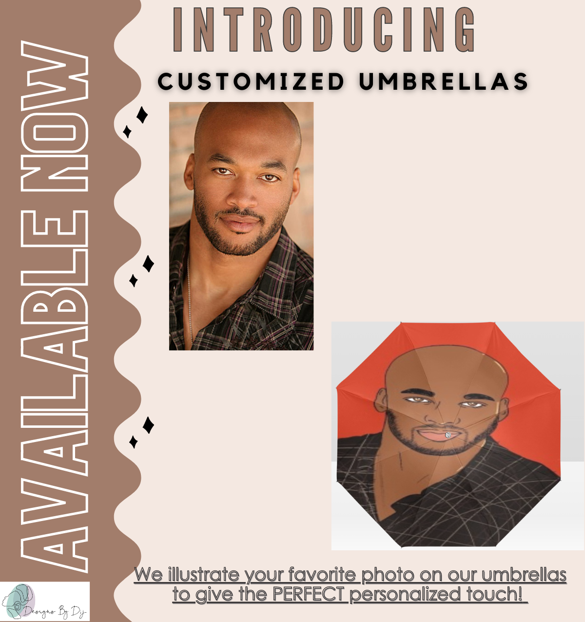 CUSTOM UMBRELLA (WITH ILLUSTRATION)