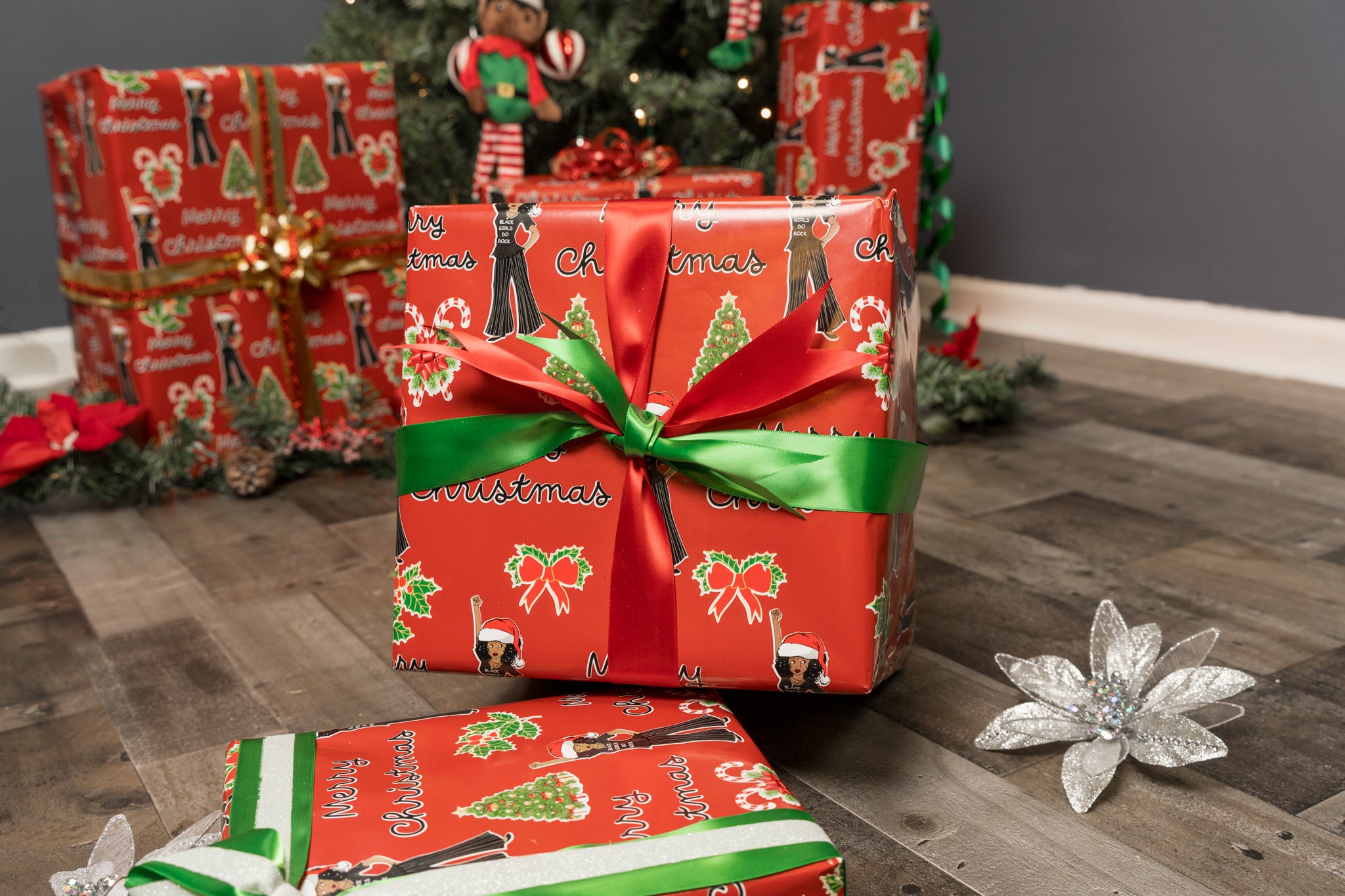 Black Girls Do Rock Holiday Gift Wrap