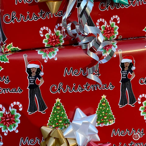 Black Girls Do Rock Holiday Gift Wrap