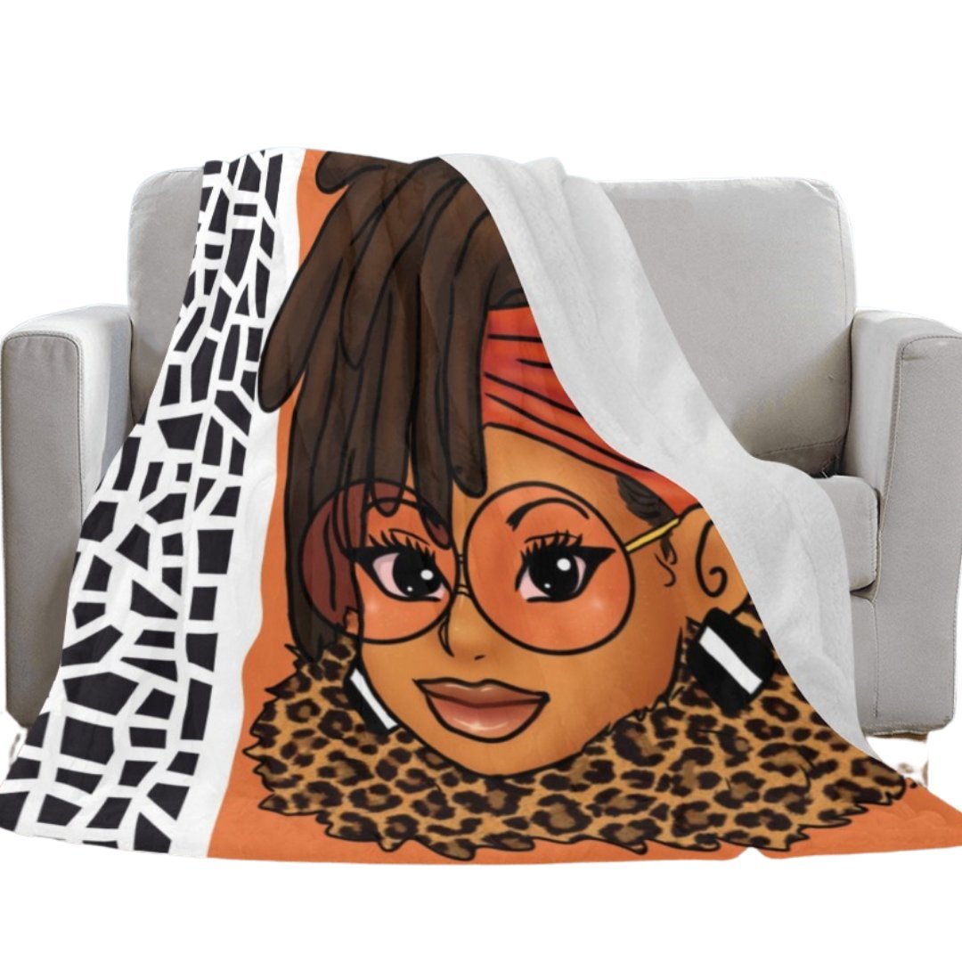 Loc'd In Lux Throw Blanket