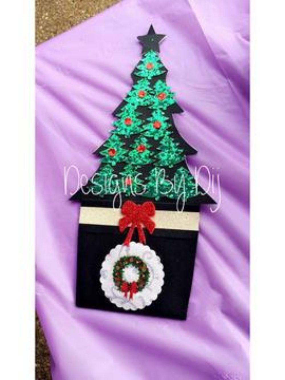 Christmas Tree Flower Pot Cards