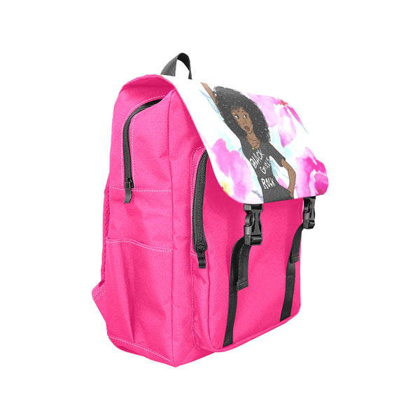 black girls rock pink backpack for girls