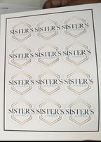 5 Sheets Of Custom Labels