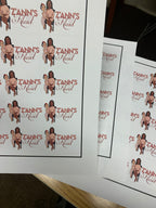 5 Sheets Of Custom Labels