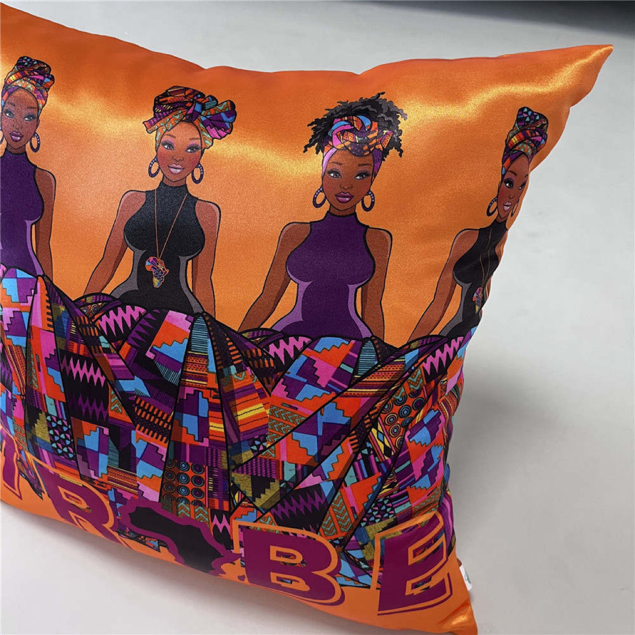 TRIBE 18" X 18" Luxury Satin Pillowcase