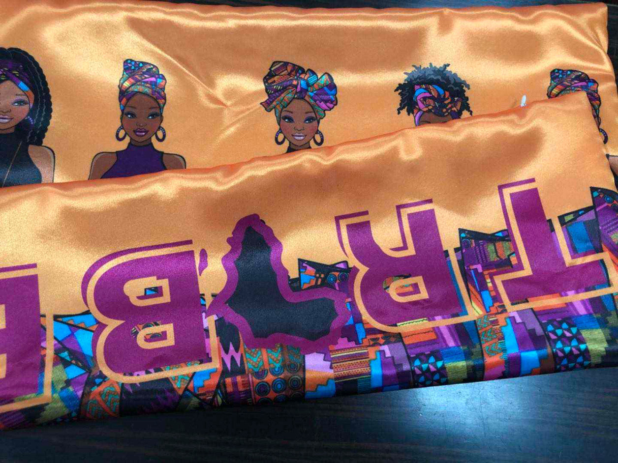 TRIBE 18" X 18" Luxury Satin Pillowcase