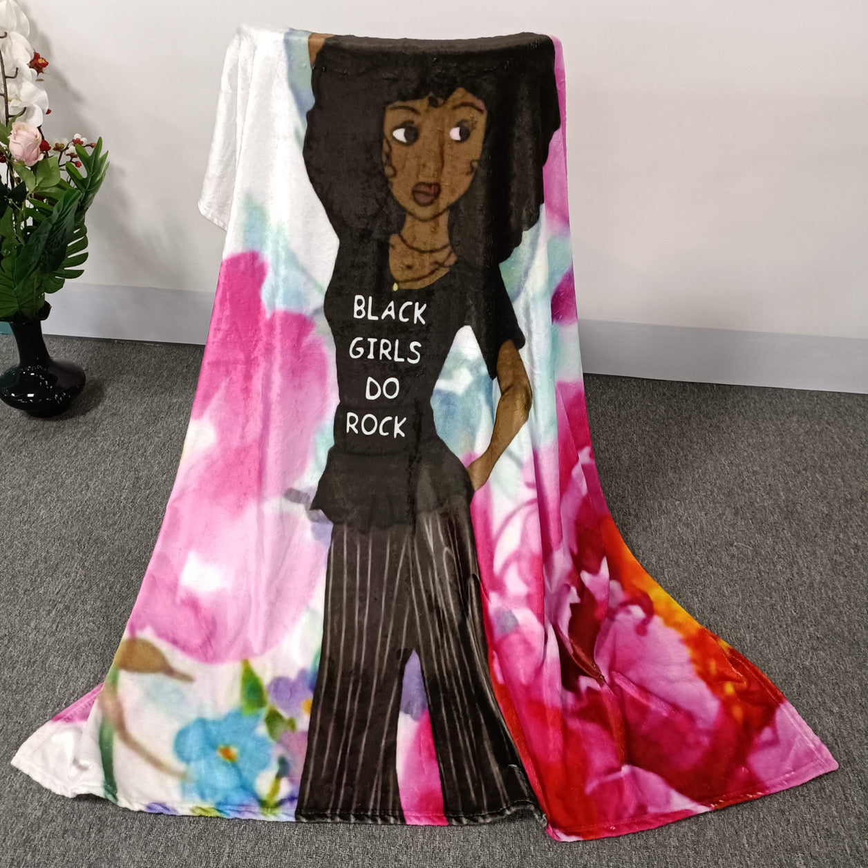 Black Girls Rock Soft Plush Blanket