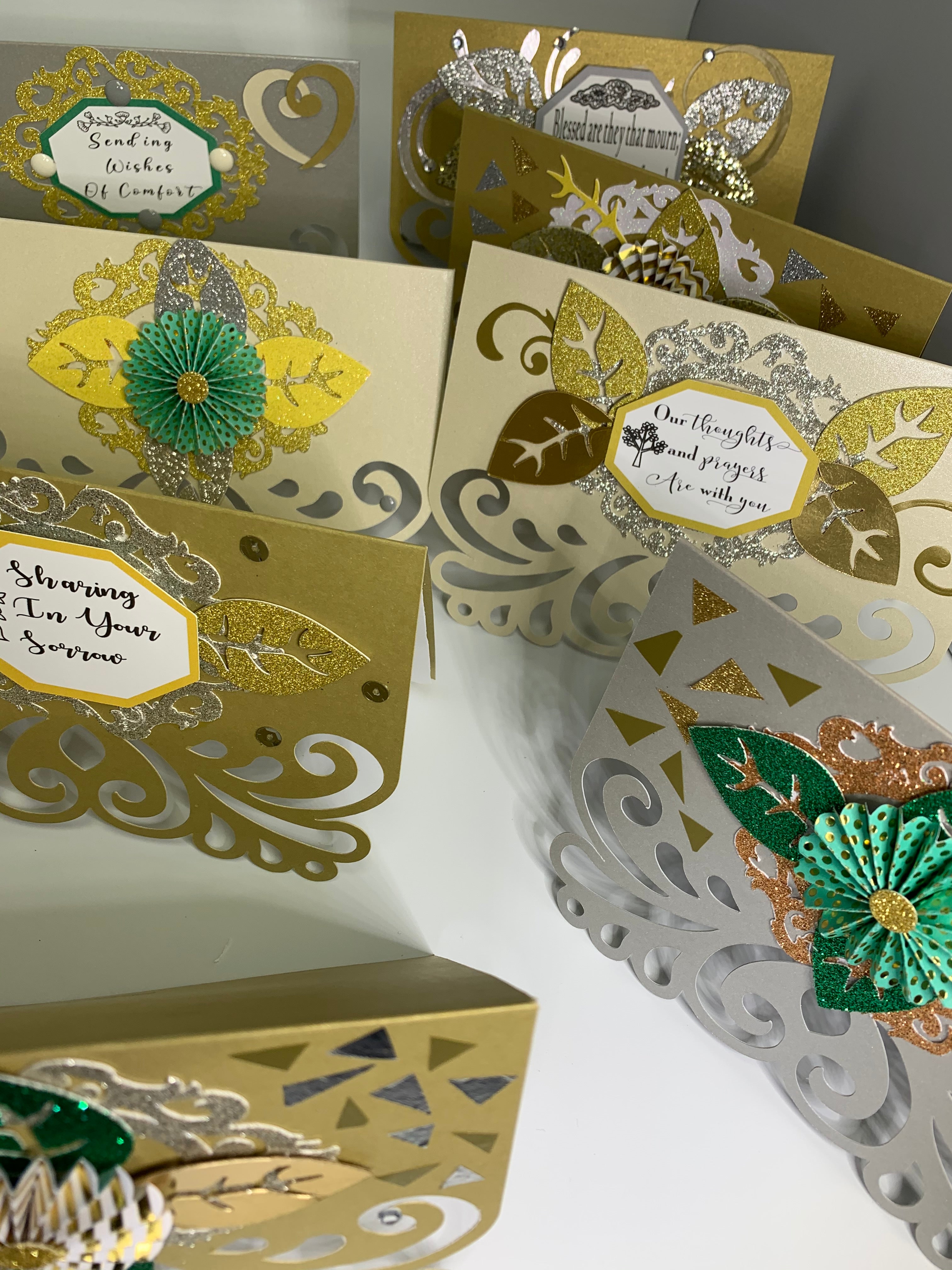 Set of 10 Assortment of Cards (Thank You, Sympathy, Congratulations)