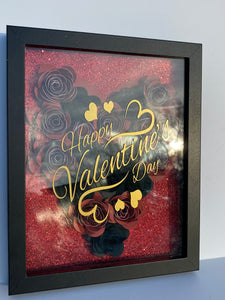 Large Valentine's Roses Wall Decor