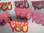 A Set of 10 Miniature Thank You Cards