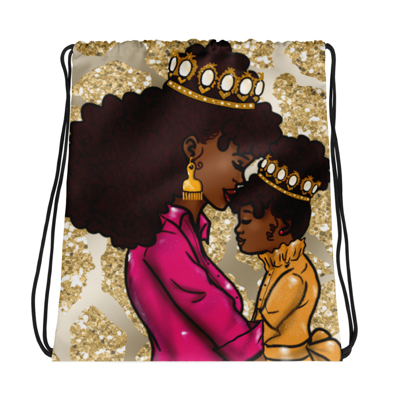 Dear Black Girl Drawstring Bag