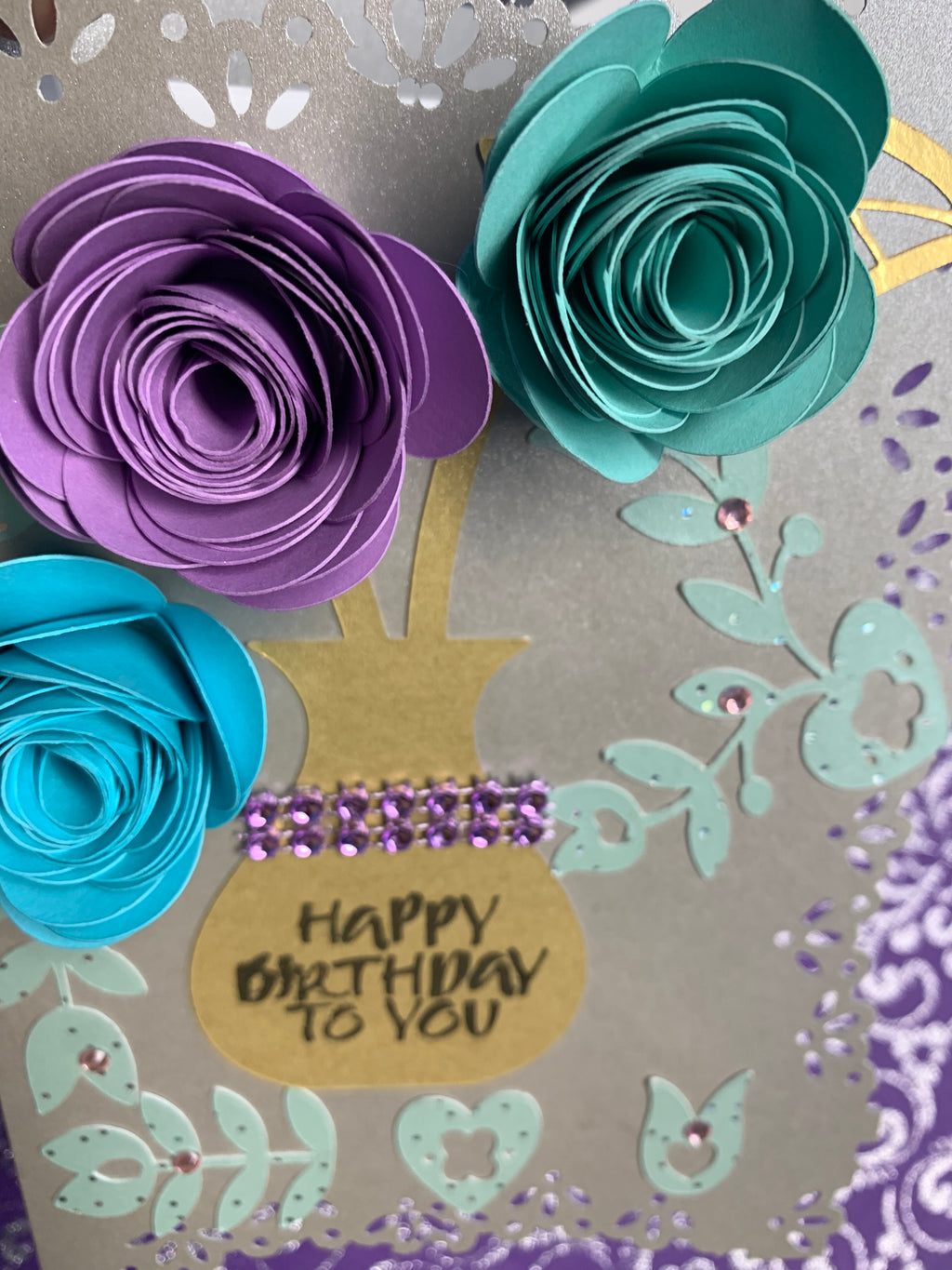 'Passionate Petals'  Card