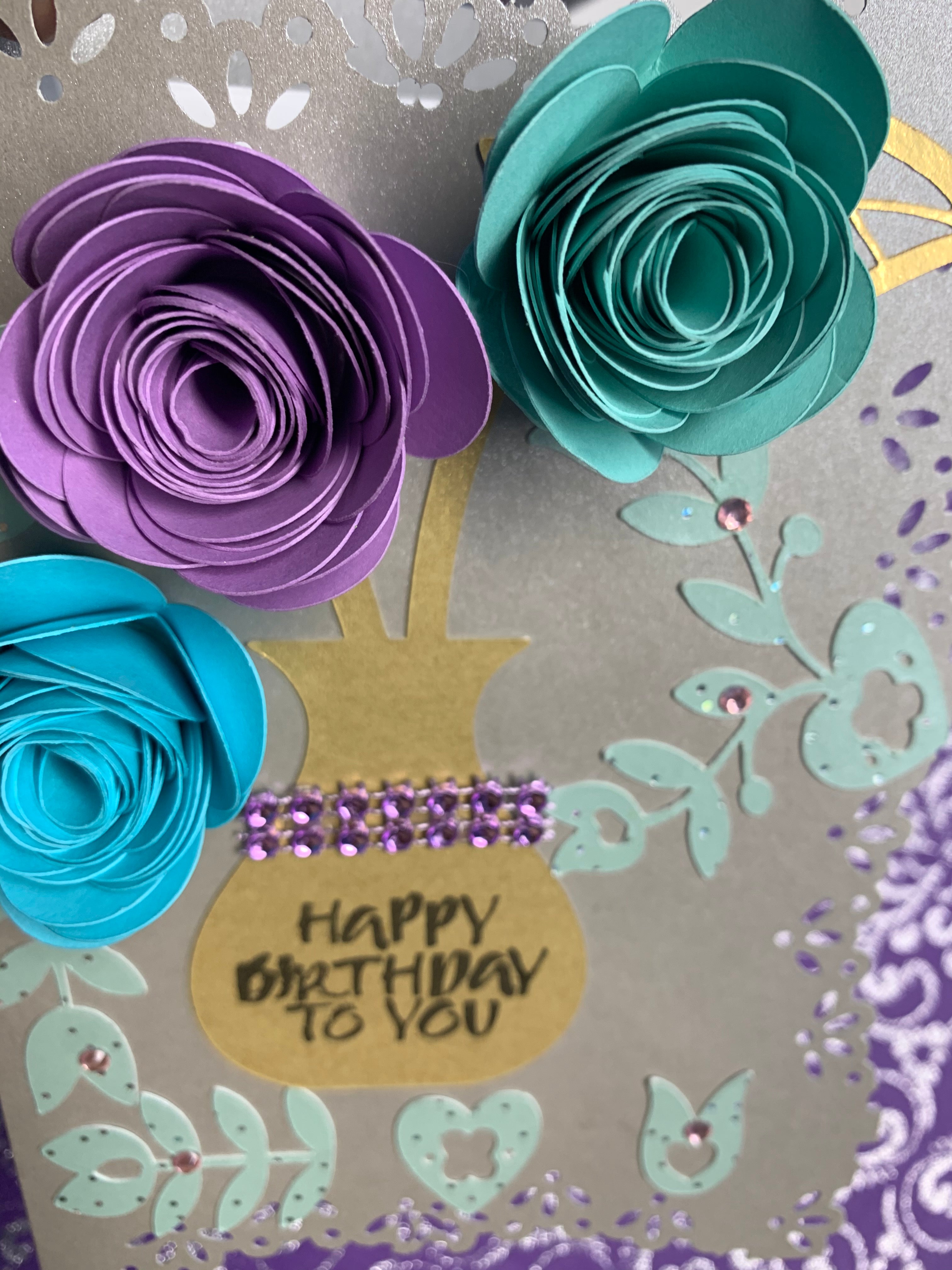'Passionate Petals'  Card