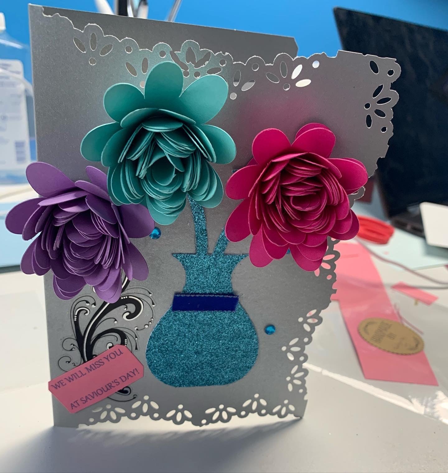 'Passionate Petals'  Card