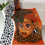 3 Piece Loc'd In Lux Pillowcase, Eye Mask & Throw Blanket Lounge Set