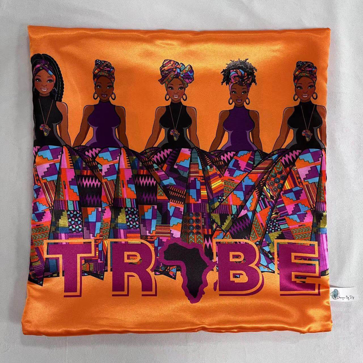 TRIBE 18" X 18" Luxury Satin Pillowcase
