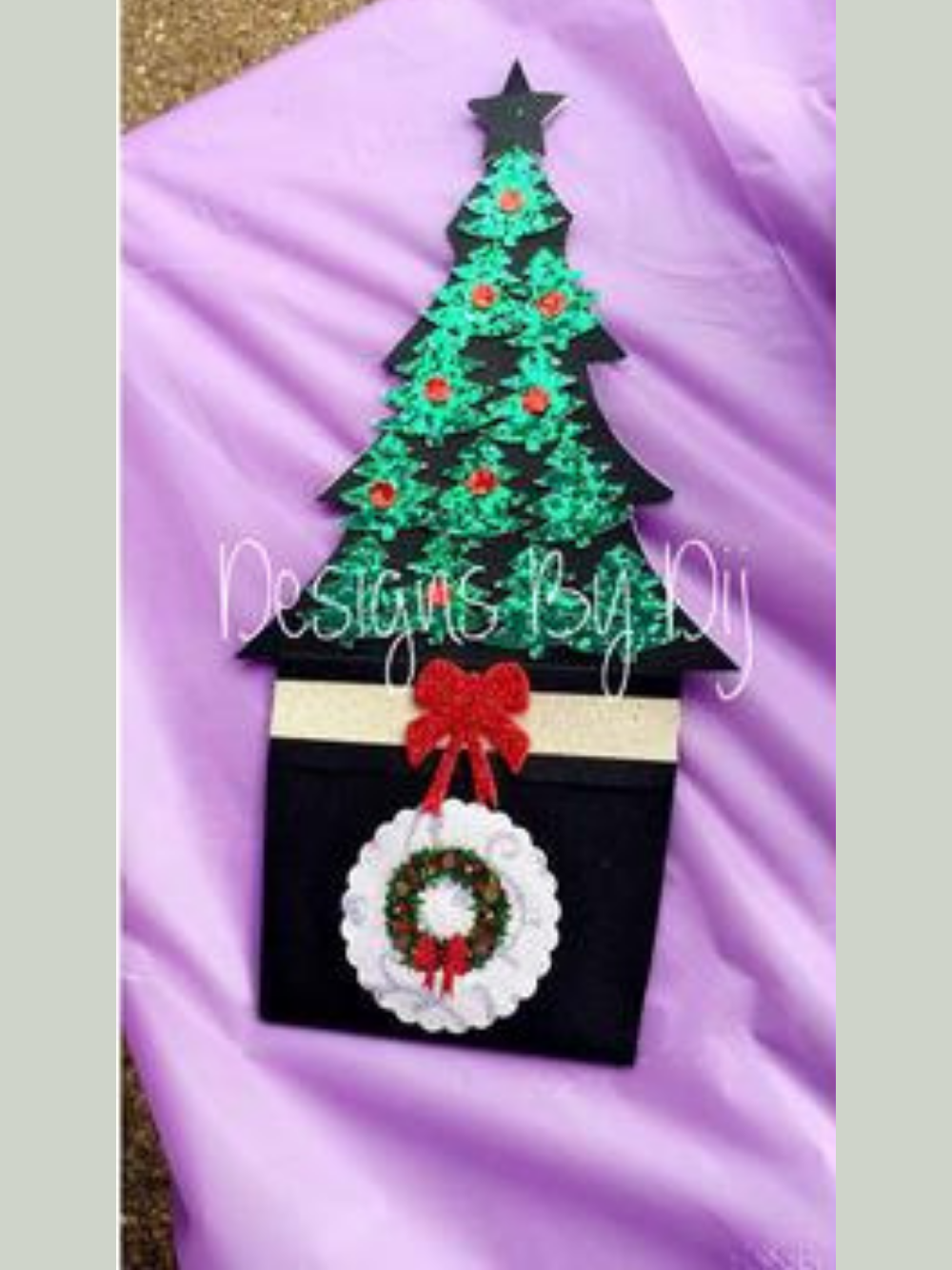 Christmas Tree Flower Pot Cards