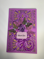 Bed of Butterflies Thank You Card