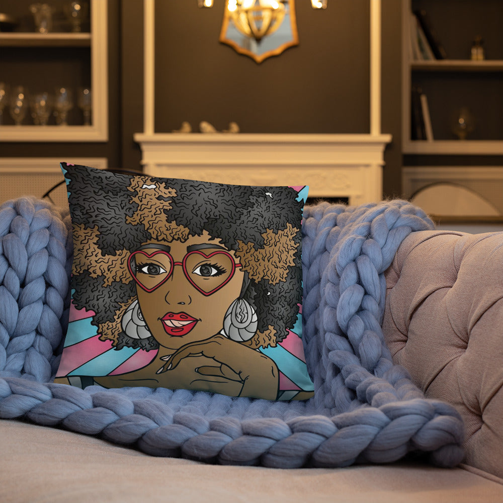 Feisty Suzanna Unique Throw Pillow