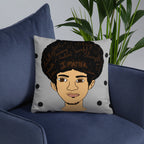 'I Matter' Black King Strong Black Man Afrocentric Assorted Colors Throw Pillow