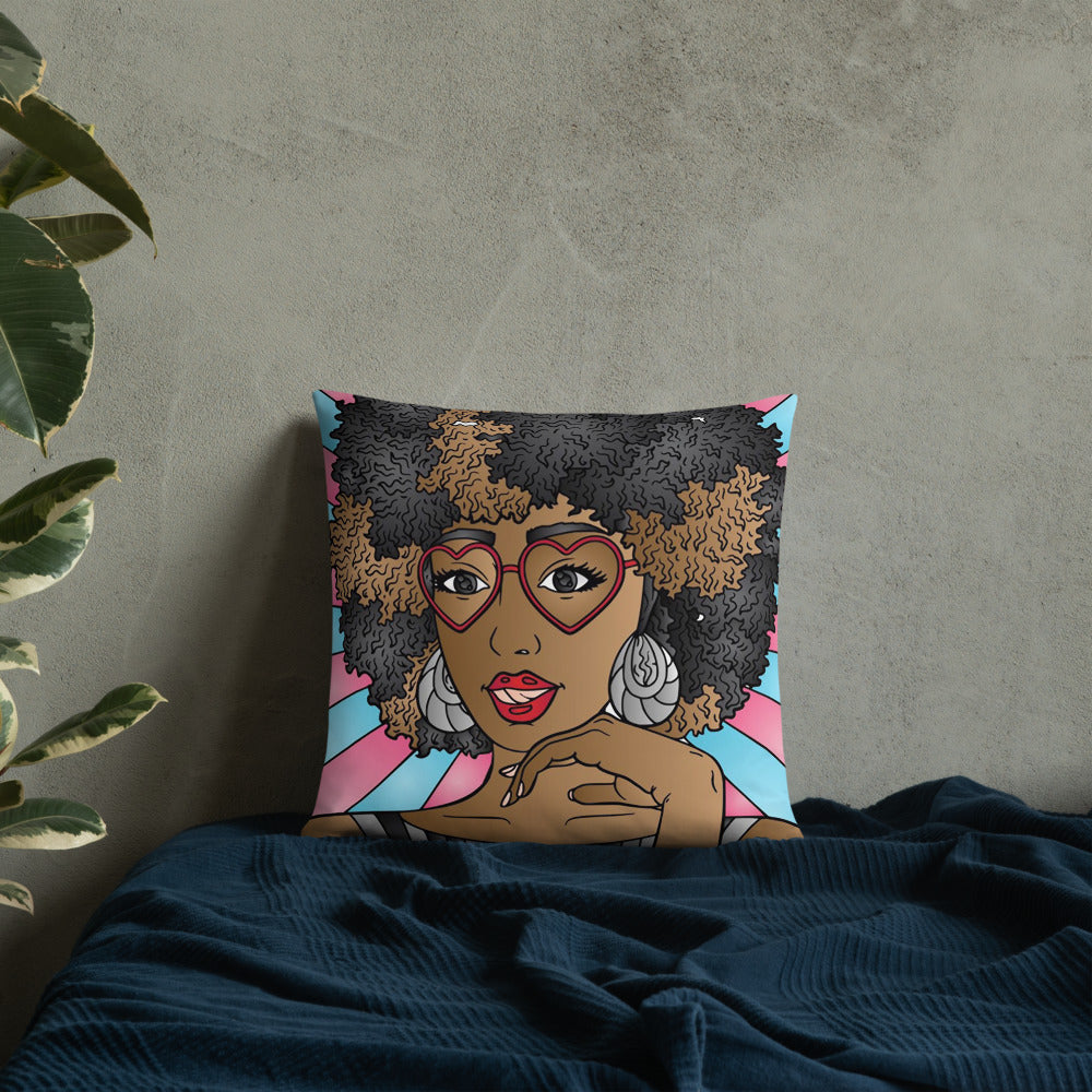Feisty Suzanna Unique Throw Pillow