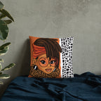 Loc'd In Lux Chic Throw Pillow