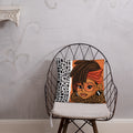 Loc'd In Lux Chic Throw Pillow
