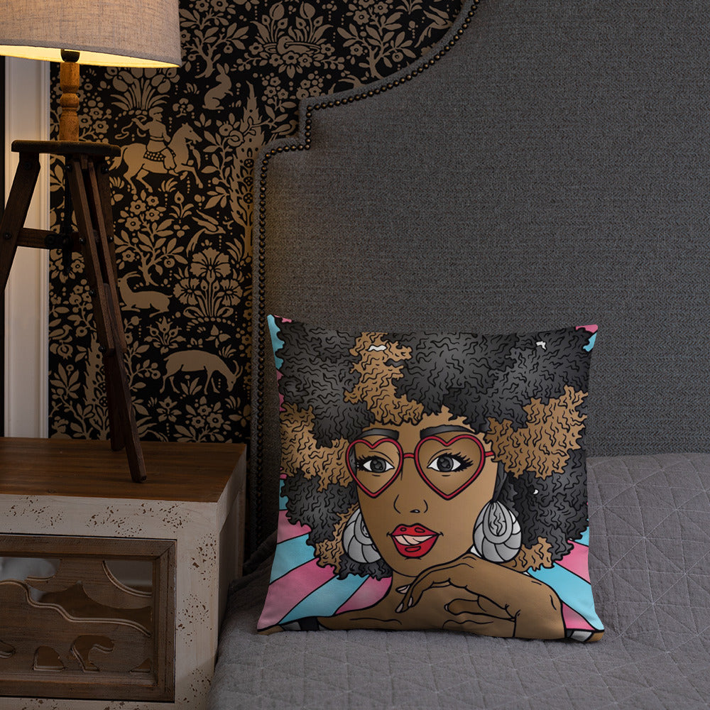 Feisty Suzanna Unique Throw Pillow