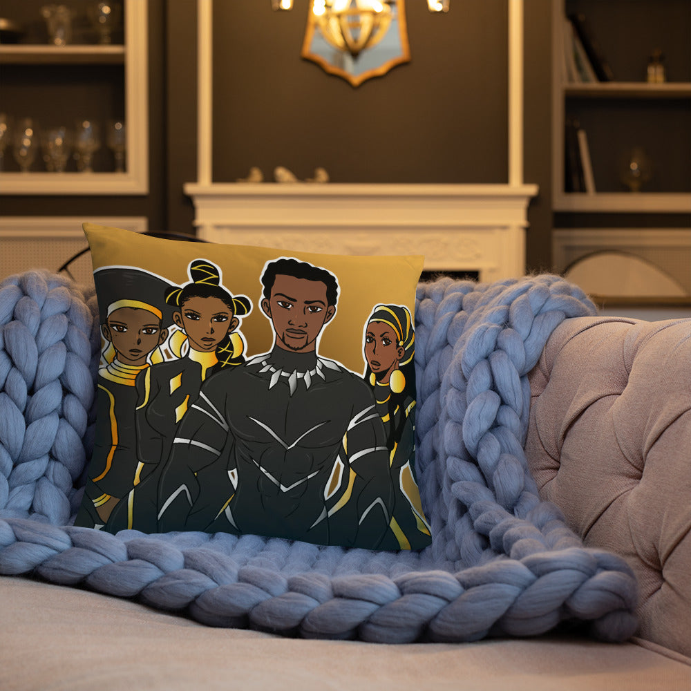 The Heart of Wakanda Throw Pillow