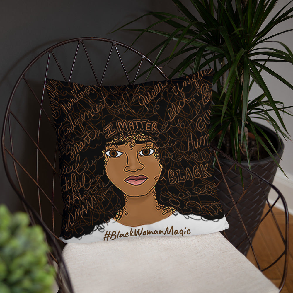 I Matter African American Home Decor Pillow