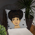 'I Matter' Black King Strong Black Man Afrocentric Assorted Colors Throw Pillow