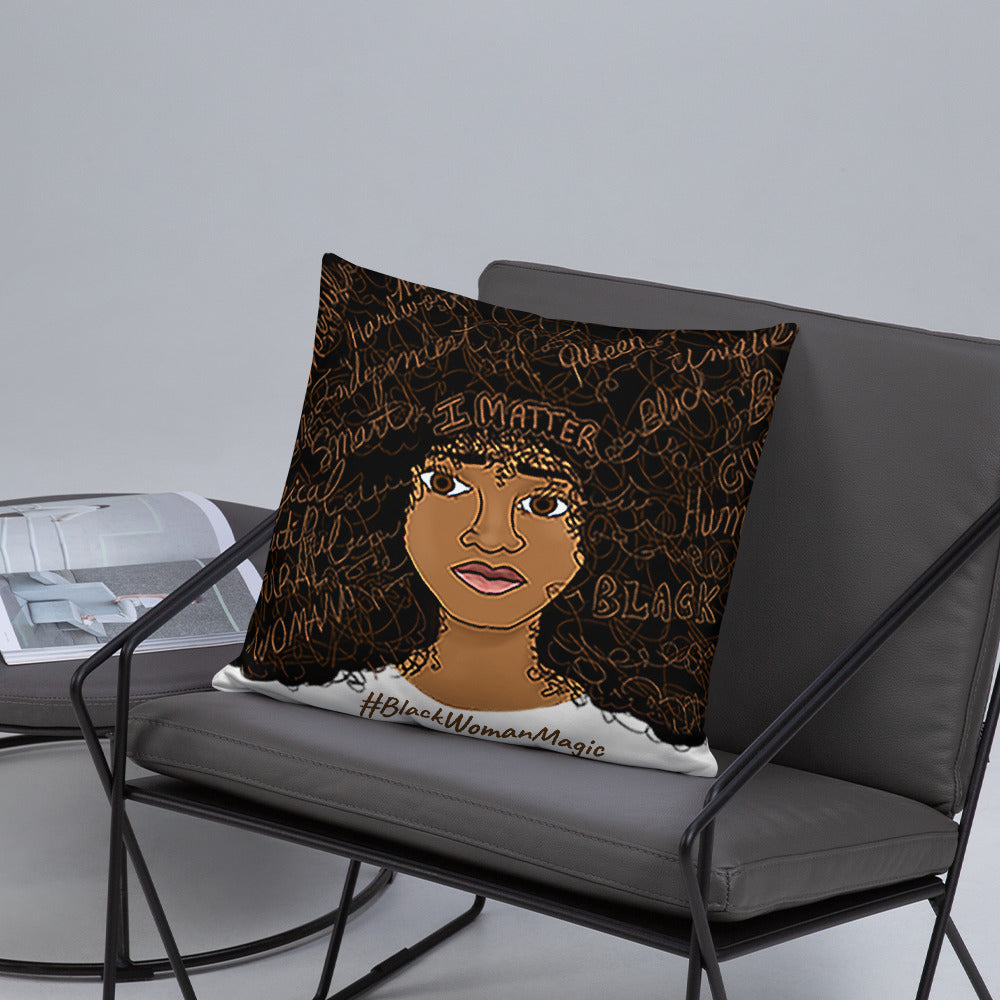 I Matter African American Home Decor Pillow