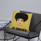 'I Matter' Black King Strong Black Man Afrocentric Assorted Colors Throw Pillow