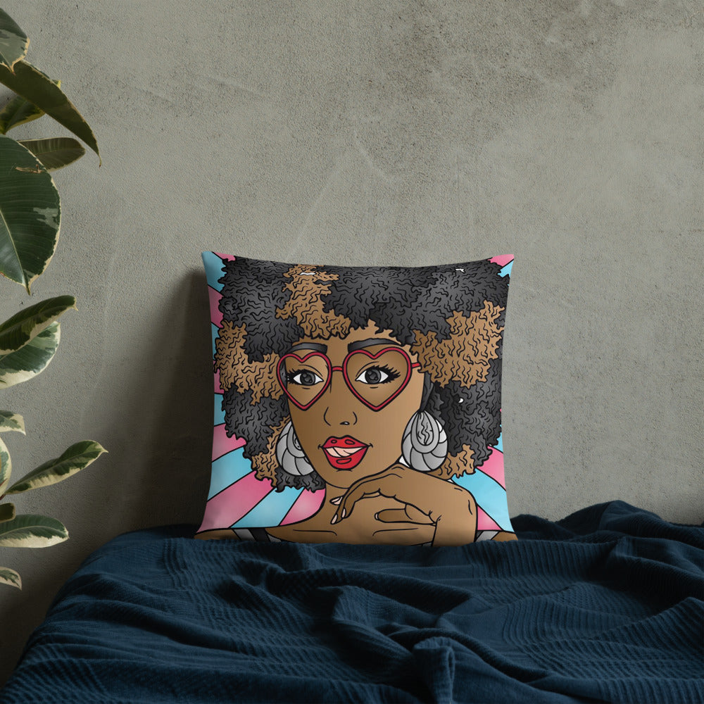 Feisty Suzanna Unique Throw Pillow
