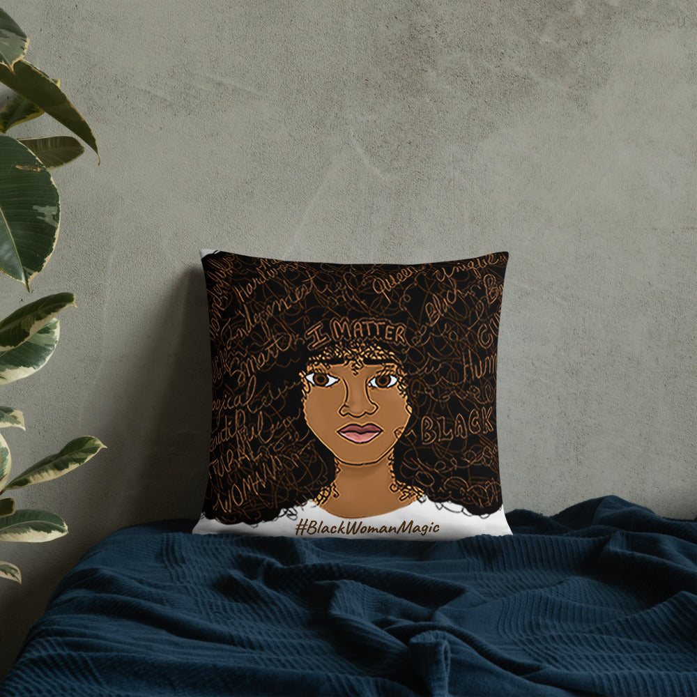 I Matter African American Home Decor Pillow