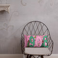 Alpha Kappa Alpha Black Greek Sorority 20" x 12" Pillow