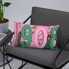 Alpha Kappa Alpha Black Greek Sorority 20" x 12" Pillow