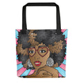 Feisty Suzanna African American Unique Black Art Tote Bag