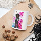 Black girls rock mug laying its side