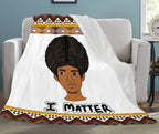 White And Brown African Blanket For Boys And Men