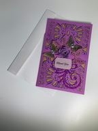 Bed of Butterflies Thank You Card