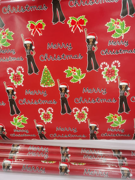 Black Girls Do Rock Holiday Gift Wrap