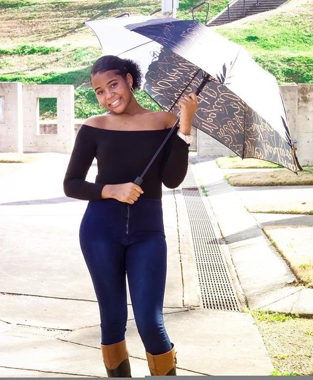 I Matter African American Unique Large Umbrella
