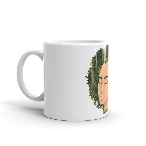 Hair Wrapped Ethnic Woman Wrapped Naturally Afrocentric Coffee Mug