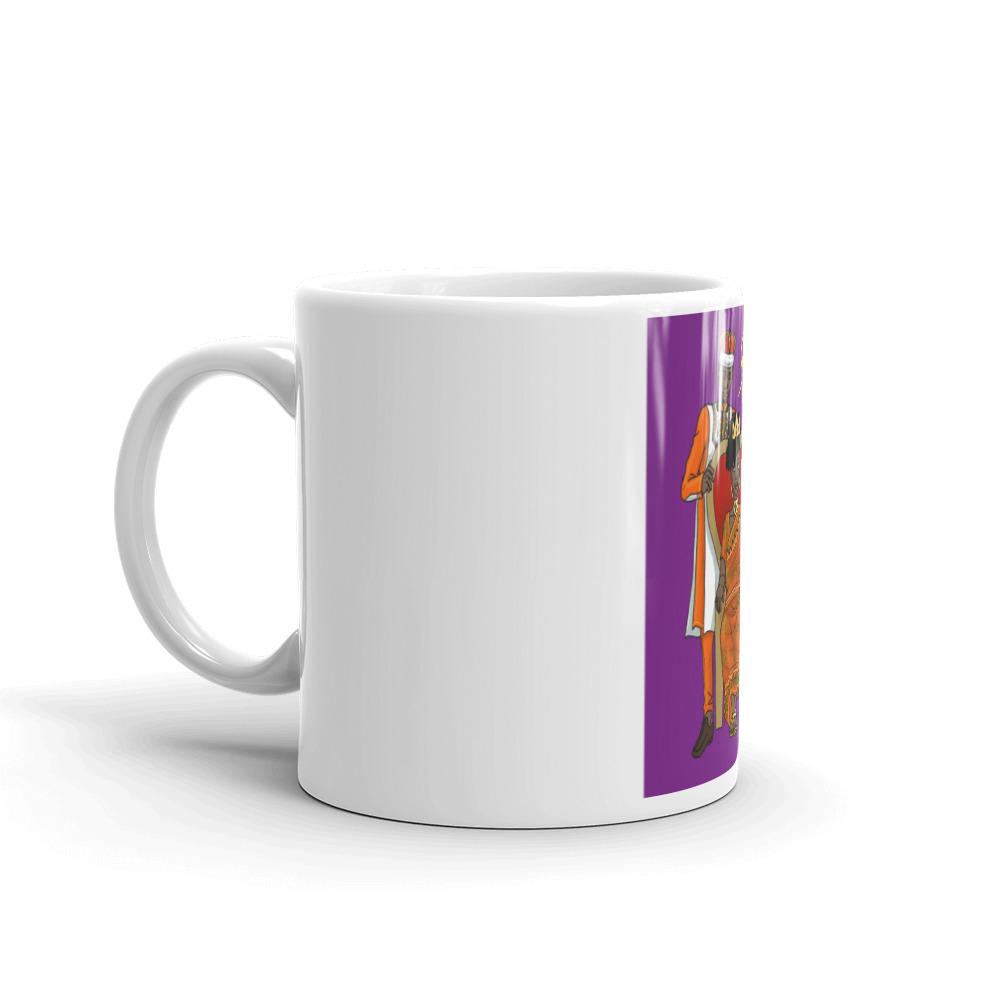 Black Love 11 Oz Ceramic White glossy mug